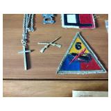 Antique Binoculars & WWII & other military items