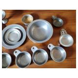 17 metal pieces: RWP Wilton Co, Colonial Casting Co. & Royal Holland Pewter, The Henry Ford Museum