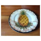 Pottery: Emile Henry France dish;  Drip Pottery Bowl; 2003 ESC Trading Co. Dinnerware by David Harden