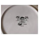 Pottery: Emile Henry France dish;  Drip Pottery Bowl; 2003 ESC Trading Co. Dinnerware by David Harden