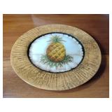 Pottery: Emile Henry France dish;  Drip Pottery Bowl; 2003 ESC Trading Co. Dinnerware by David Harden