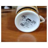 Pottery: Emile Henry France dish;  Drip Pottery Bowl; 2003 ESC Trading Co. Dinnerware by David Harden