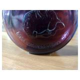 Museum Edition LTD colored glass flasks / figural bottles. Inspect for details