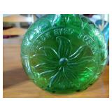 Museum Edition LTD colored glass flasks / figural bottles. Inspect for details