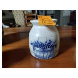 5 Salmon Falls Blueberry Salt glazed Crocks with lids