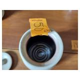 5 Salmon Falls Blueberry Salt glazed Crocks with lids