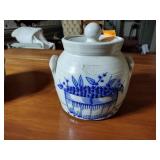 5 Salmon Falls Blueberry Salt glazed Crocks with lids