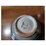 6 pcs.  Rowe Pottery Works salt glazed Stoneware Crocks