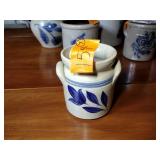 7 salt glazed pottery pcs