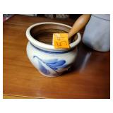 7 salt glazed pottery pcs