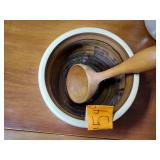 7 salt glazed pottery pcs