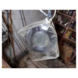 Luxo articulating industrial magnifying lamp, 22 watt 118v