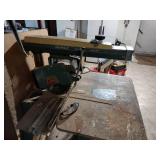 Dewalt Black and Decker Deluxe Power Shop Radial Arm Saw. Table included.