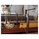 Tools as pictured:saws, hammers, screwdrivers, files, wrenches, storage organizers, pliers, combo square