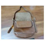 Vintage Coach 9951 British Tan Leather Messenger Shoulder Bag Coach F5C 9944 shoulder bag zip top