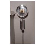 Mid-Century George Nelson for Howard Miller pendulum wall clock with transparent face.