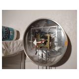 Mid-Century George Nelson for Howard Miller pendulum wall clock with transparent face.