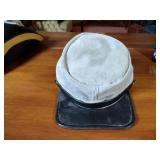 3 Vintage hats: civil war infantry style hat / colonial tricorn hat /  tam o