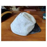 3 Vintage hats: civil war infantry style hat / colonial tricorn hat /  tam o