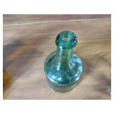 11 pcs Antique colored glass