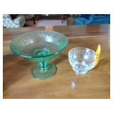 11 pcs Antique colored glass