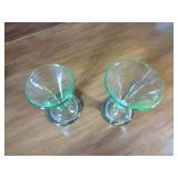 11 pcs Antique colored glass