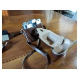 Canon AE-1 camera; Minolta Freedom GT; Hawkey Instamatic; Voigtlander Bessamatic 35mm SLR.