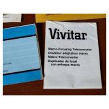 Canon AE-1 camera; Minolta Freedom GT; Hawkey Instamatic; Voigtlander Bessamatic 35mm SLR.