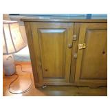 3 Early American style wood cabinets