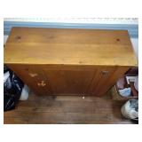 3 Early American style wood cabinets