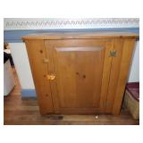 3 Early American style wood cabinets