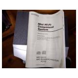 Sony mini hi-fi 4-component system stereo equipment MHC-GX470