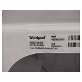 Whirlpool Traditional Electric Dryer with AccuDry Drying System Model WED4900XW. Bring help to move.