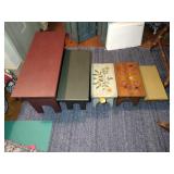 5 Nesting benches