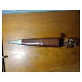 Folding knife staglon handle metal tipped sheath, fixed blade staglon handle, FURY Mini Throwing Set