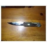 Folding knife staglon handle metal tipped sheath, fixed blade staglon handle, FURY Mini Throwing Set