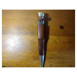 Folding knife staglon handle metal tipped sheath, fixed blade staglon handle, FURY Mini Throwing Set