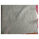 Star quilt with checkerboard edge 81” x 83