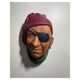 Vintage Bossons chalkware heads wall decor