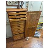 Early American Jewelry Armoire