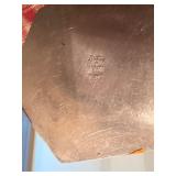 Web pewter weighted candle holders and Colonial hammered pewter by Boardman