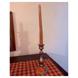 Web pewter weighted candle holders and Colonial hammered pewter by Boardman