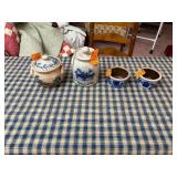 4 pc. Salmon Falls salt glazed Stoneware