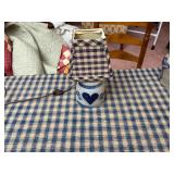 8 Rowe Pottery Works Salt glazed pieces