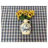 8 Rowe Pottery Works Salt glazed pieces