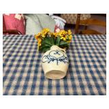 8 Rowe Pottery Works Salt glazed pieces