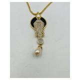 5 vintage necklaces & one brooch