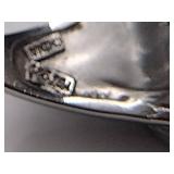 (3) .925 sterling silver rings, marks include Jose Hess CZ 925