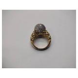 .925/sterling silver steel pierced dangle earrings, ring, and CZ choker necklace