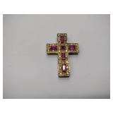 (3) .925/sterling silver necklace cross charms
